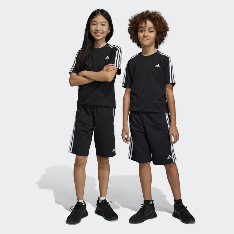 adidas Essentials 3-Streifen Knit Shorts Funktionsshorts Kinder