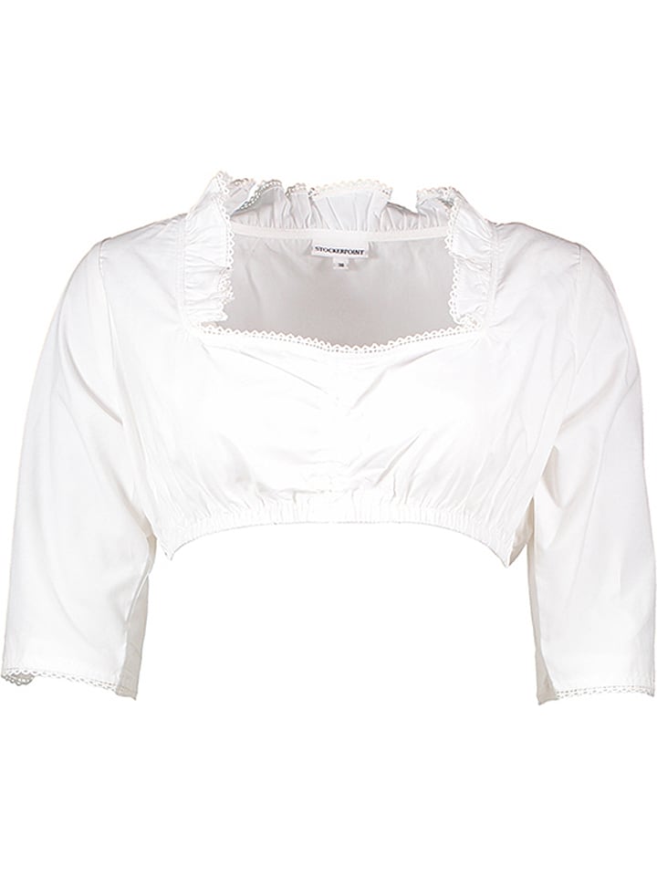 Stockerpoint Dirndlbluse in Weiß günstig kaufen