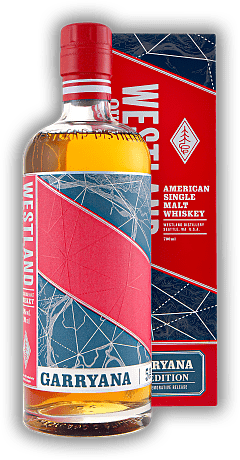 Westland Garryana 5th Edition 2020 Commemorative Release American Single Malt Whiskey Westland Garryana 5th Edition 2020 Commemorative Release American Single Malt Whiskey Hier vereinen sich Schokolade und Rauch. 0,7	 Liter - Vol 46%