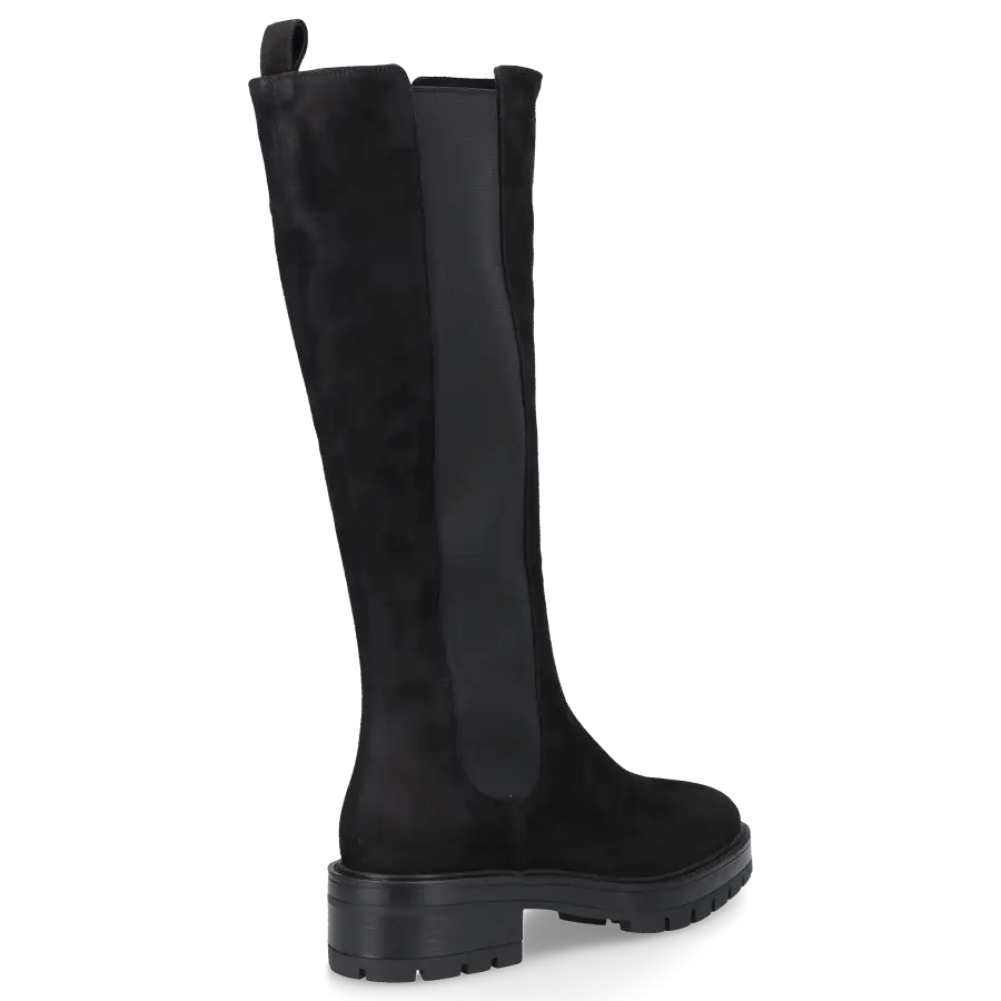 Aquazzura - Stiefel CROSBY Veloursleder - schwarz