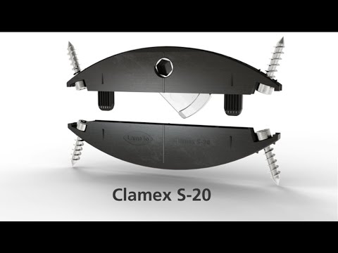 Lamello 145244 Clamex S-20 Connecteur de meubles démontable, 80 pièces, vis incluses