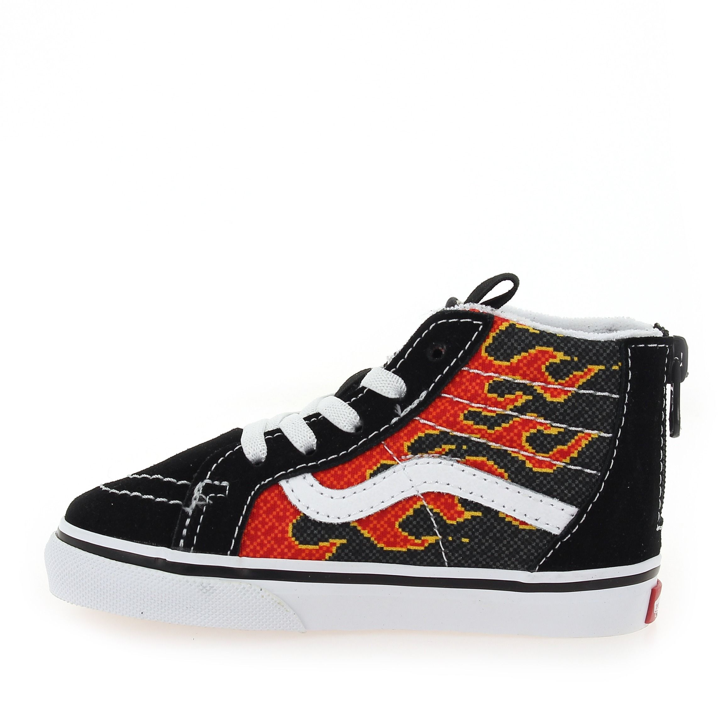 Vans  TD SK8-HI PIXEL FLAME -  Noir