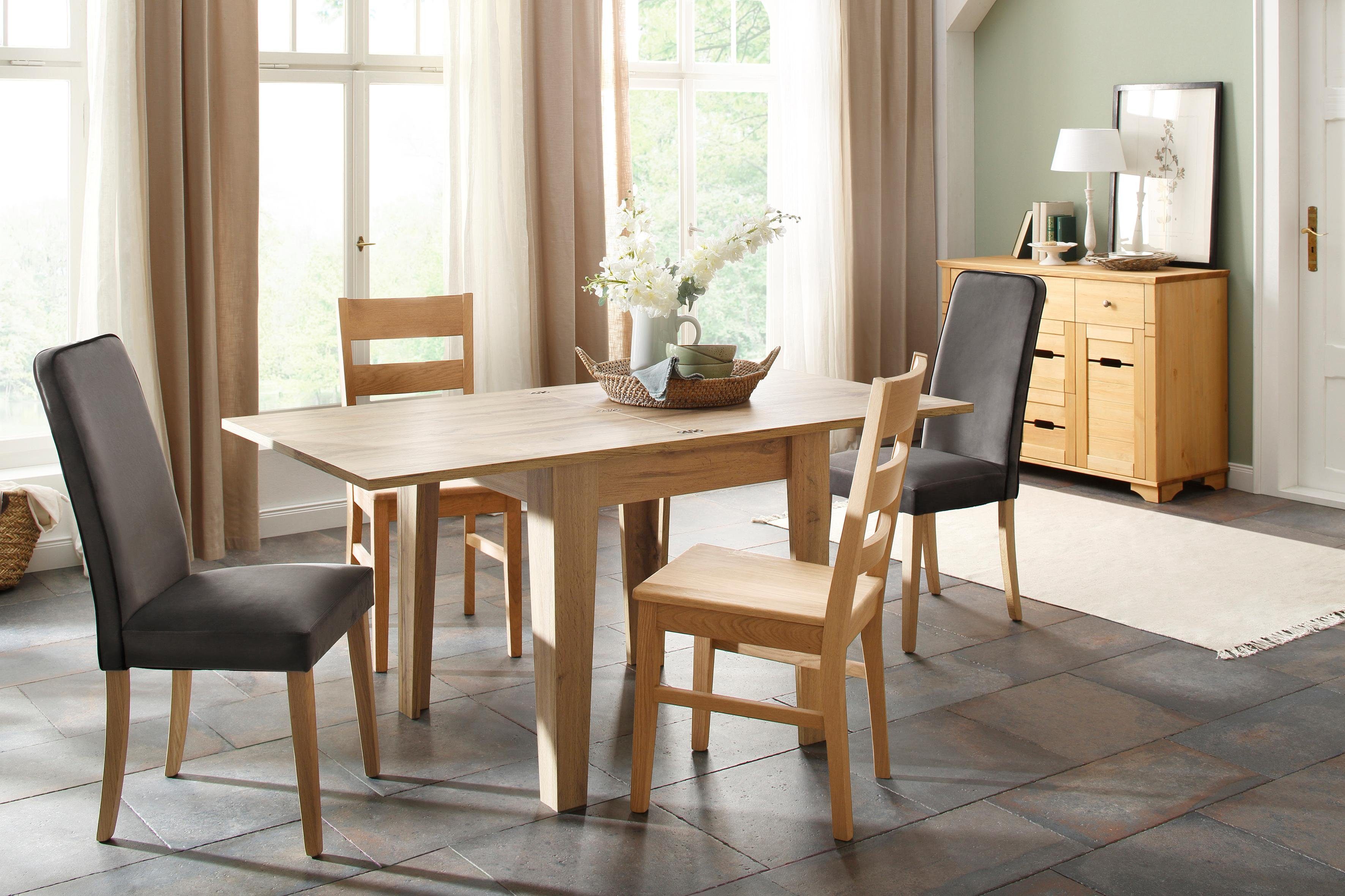 Home affaire Stuhl Paul (Set, 2 St), aus massiver Eiche