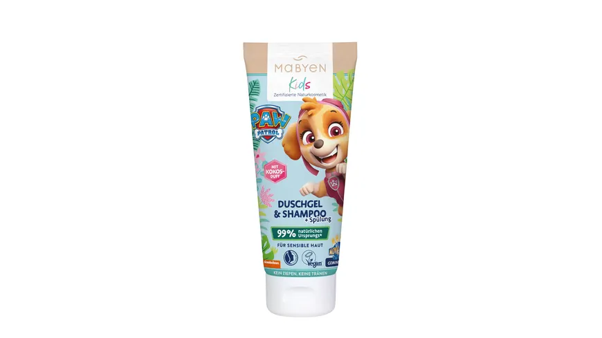 Mabyen Kids Duschgel & Shampoo + Spülung mit Kokosduft 180 ml