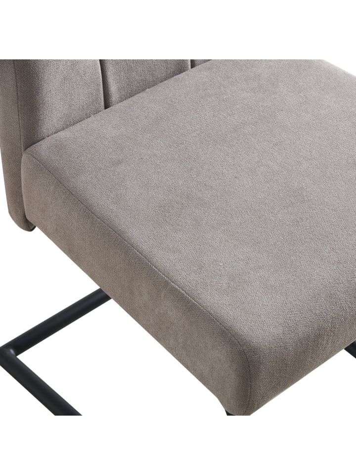 B&D Home 2er-Set: Esszimmerstuhl SOFIA in Grau - (B)48 x (H)96 x (T)60 cm günstig kaufen onesize