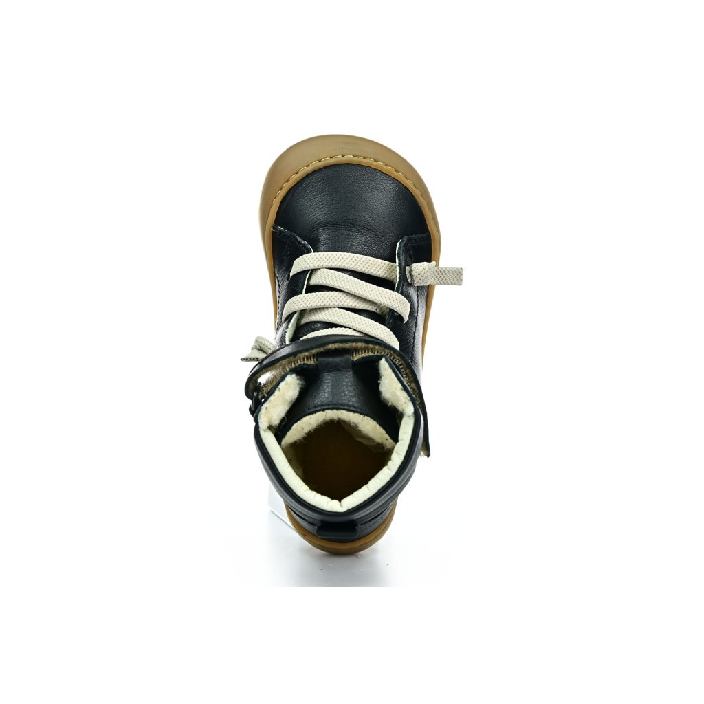 Aylla Chiri Kids EVO schwarze Winterbarufußschuhe