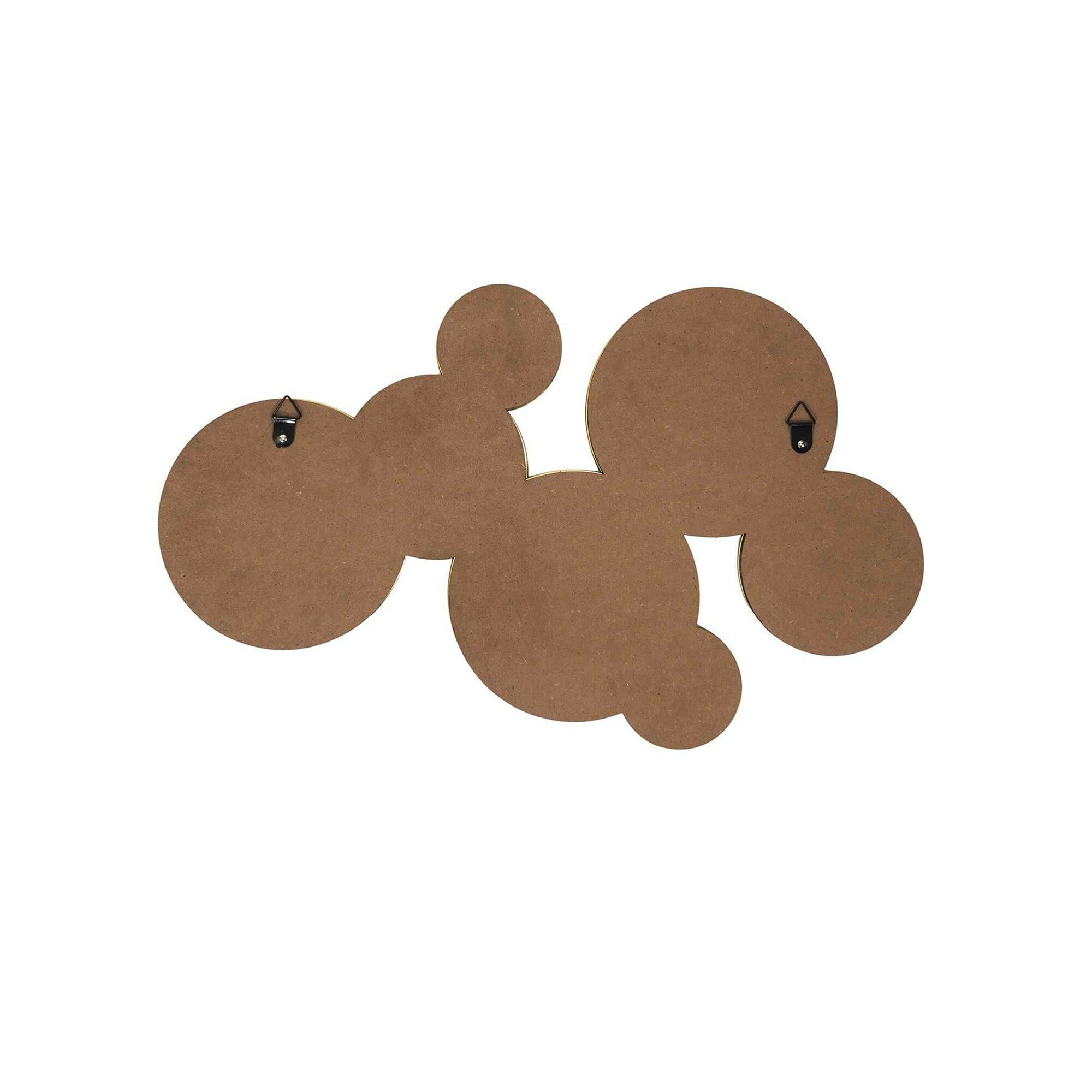 Miroir multi ronds métal doré