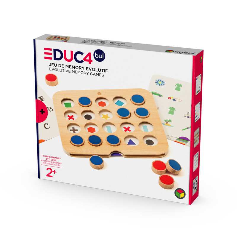 Jeu de memory évolutif 2 en 1 Oxybul