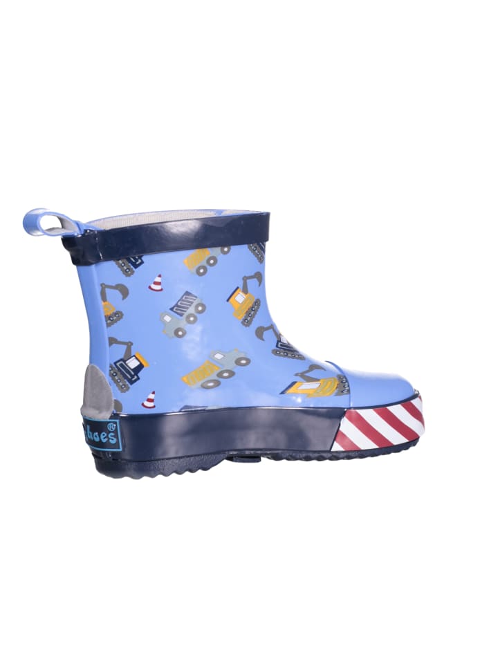 Playshoes Gummistiefel Halbschaft Baustelle in Bleu günstig kaufen