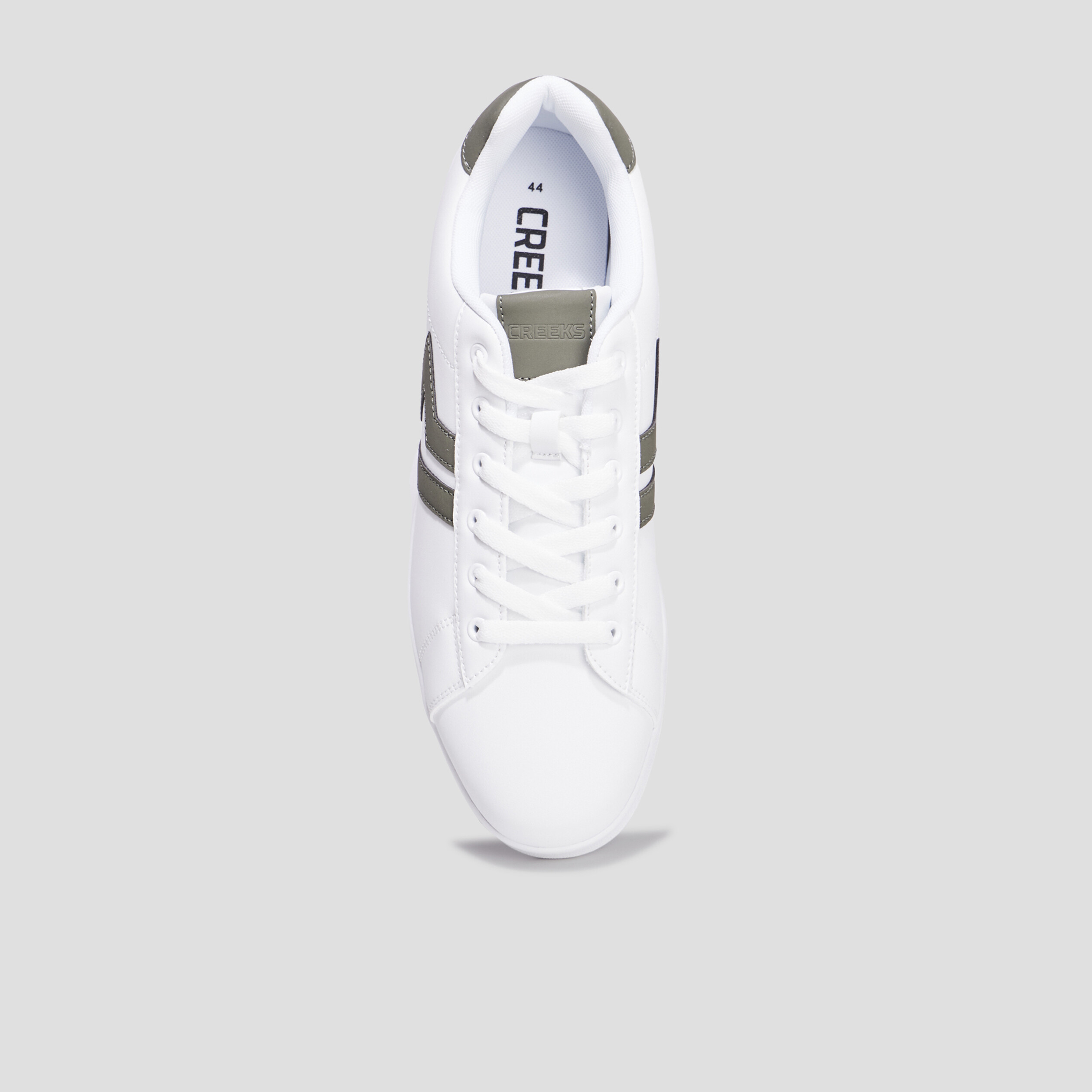 Tennis basses à lacets Creeks Thisto blanc homme | La Halle