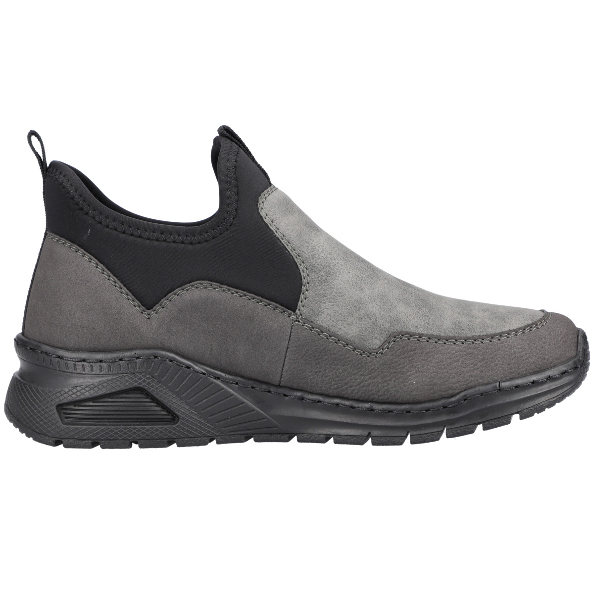 Rieker M4964 Slipper grau