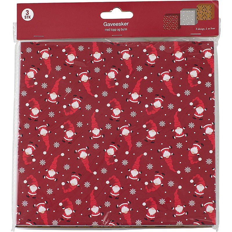 Home Gaveeske 3-pk m/topp & bunn