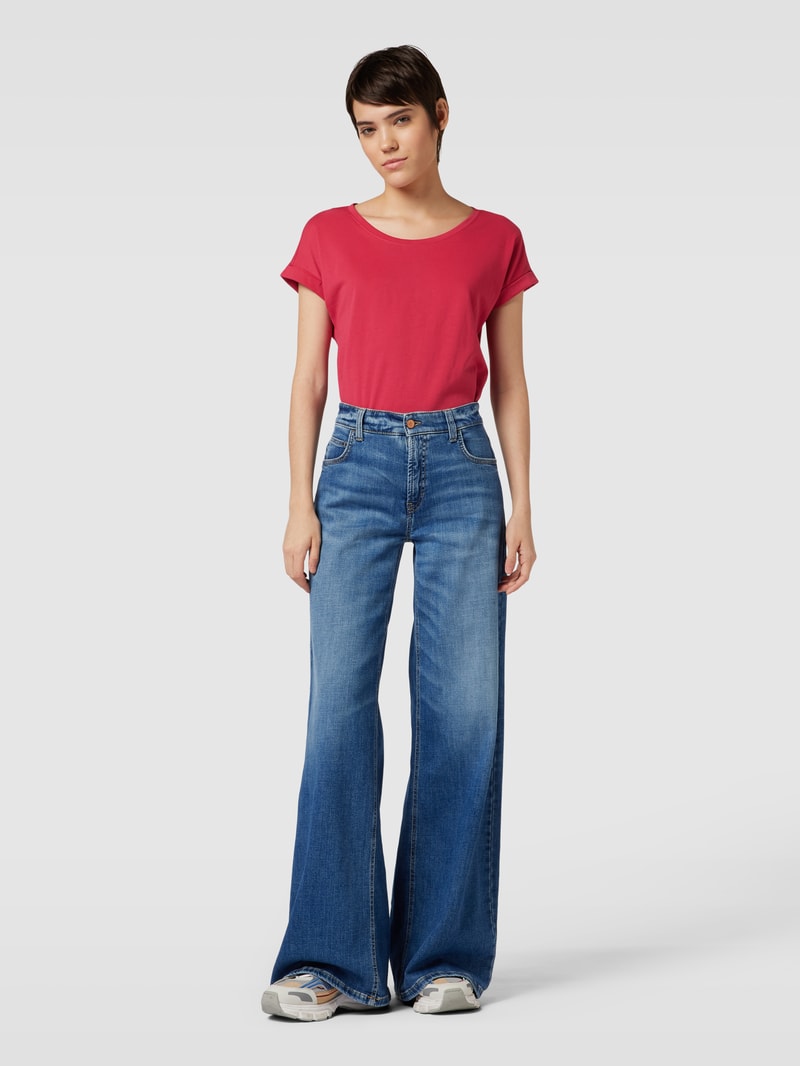 T-Shirt mit Rundhalsausschnitt Modell 'DREAMERS PURE' in rot