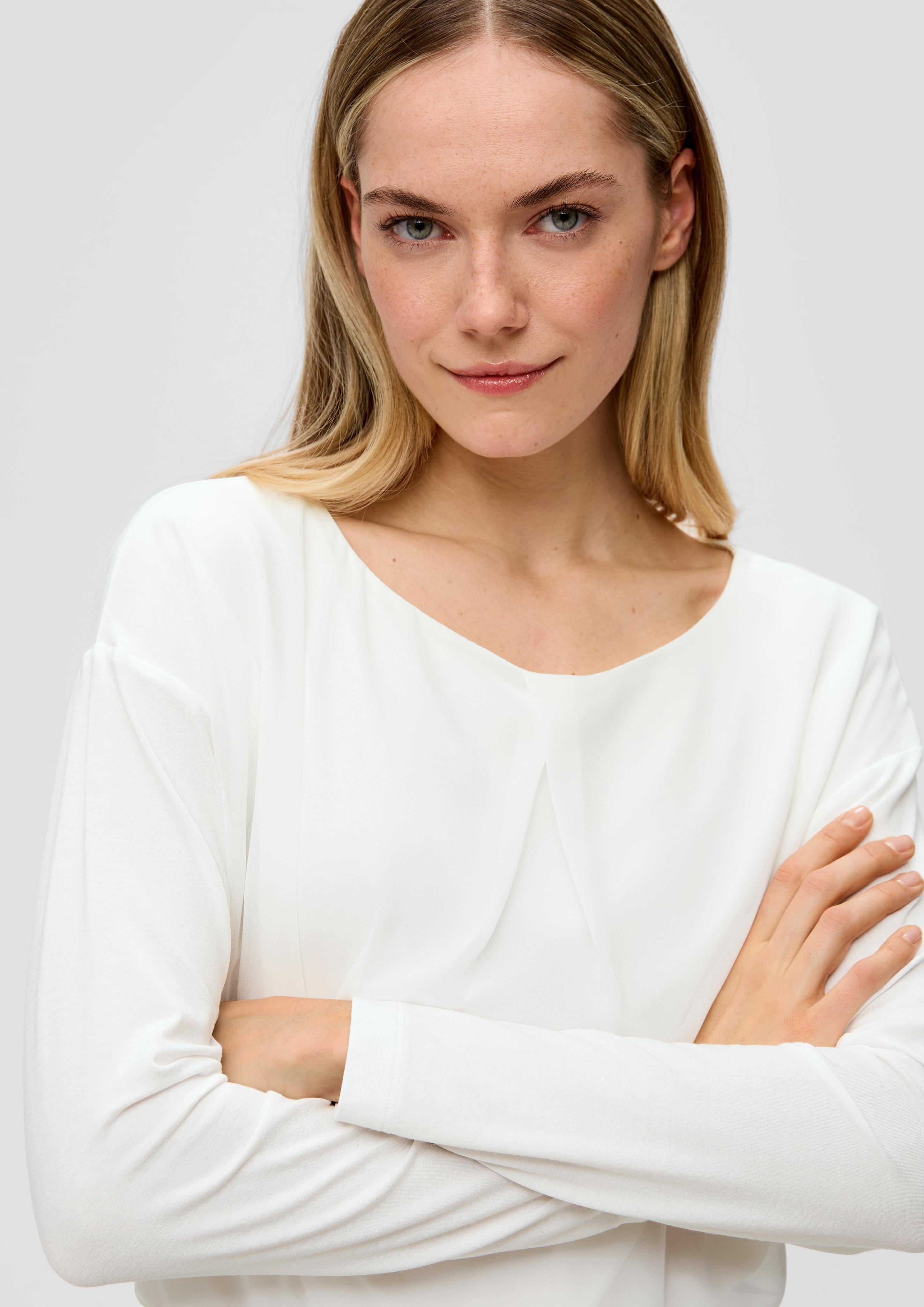 T-Shirt mit Falten-Detail  2141013-0200