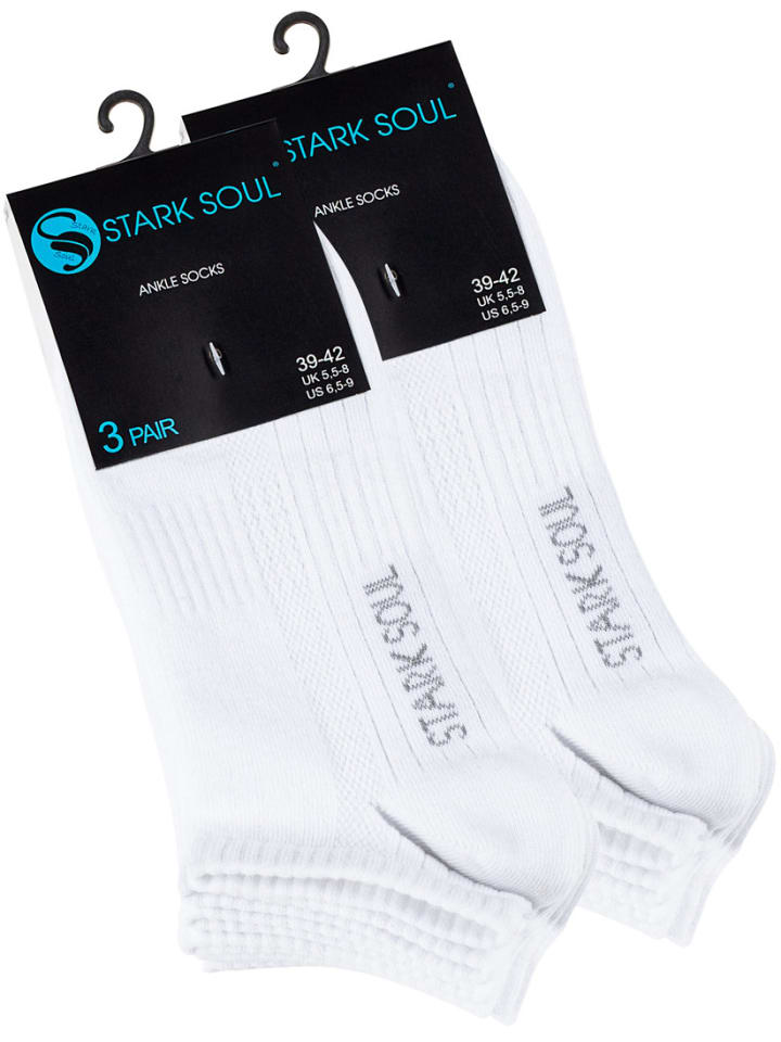 Stark Soul® Sneaker Socken 6 Paar Unisex in weiss günstig kaufen