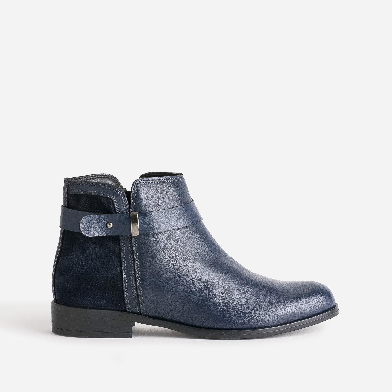 Boots marine bi matière