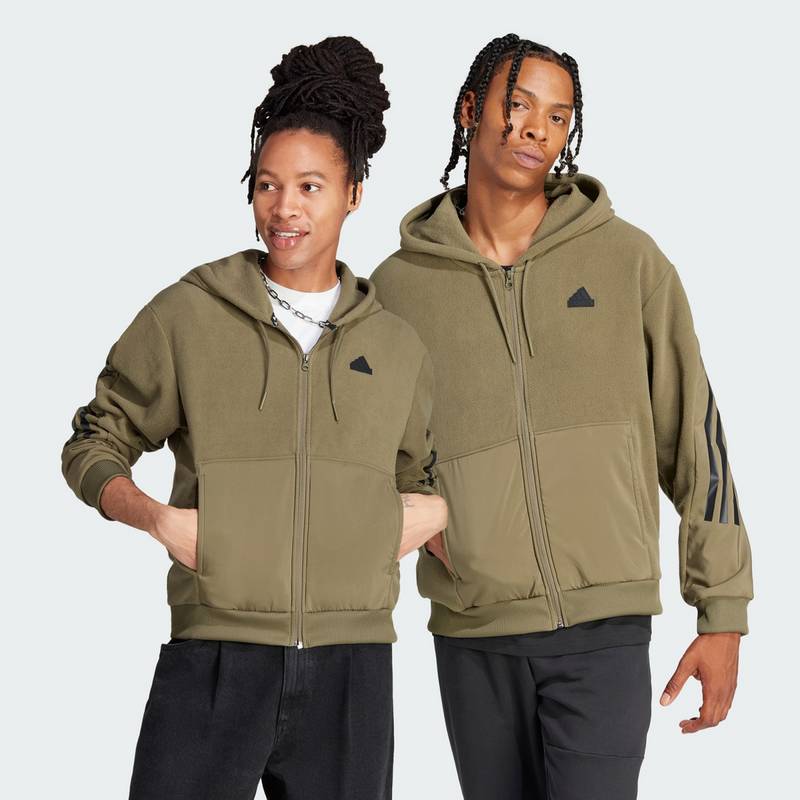 adidas Future Icons 3-Streifen Kapuzenjacke Hoodie