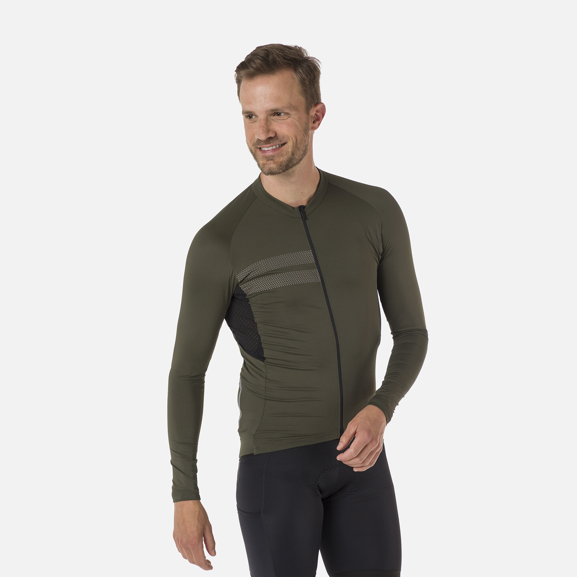 Maillot de vélo de route à manches longues pour homme