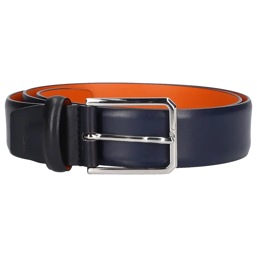 Santoni - Gürtel CM35N Kalbsleder - blau