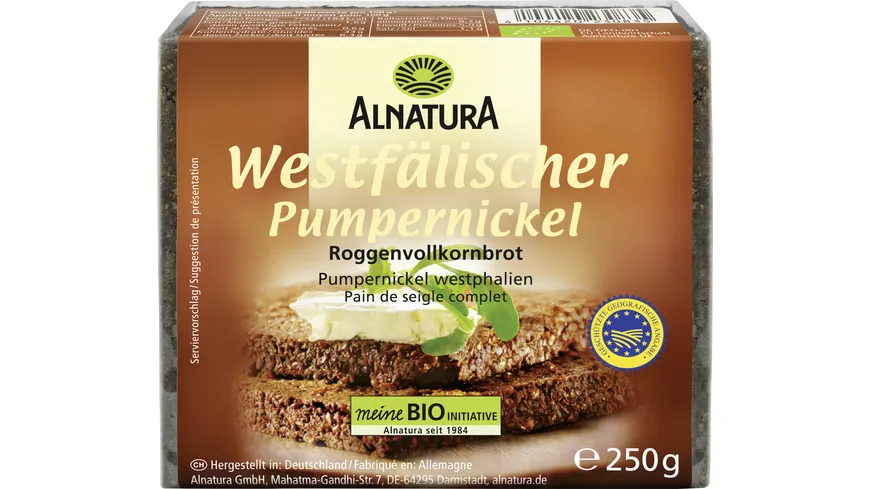 Alnatura Bio Westfälischer Pumpernickel 250 g