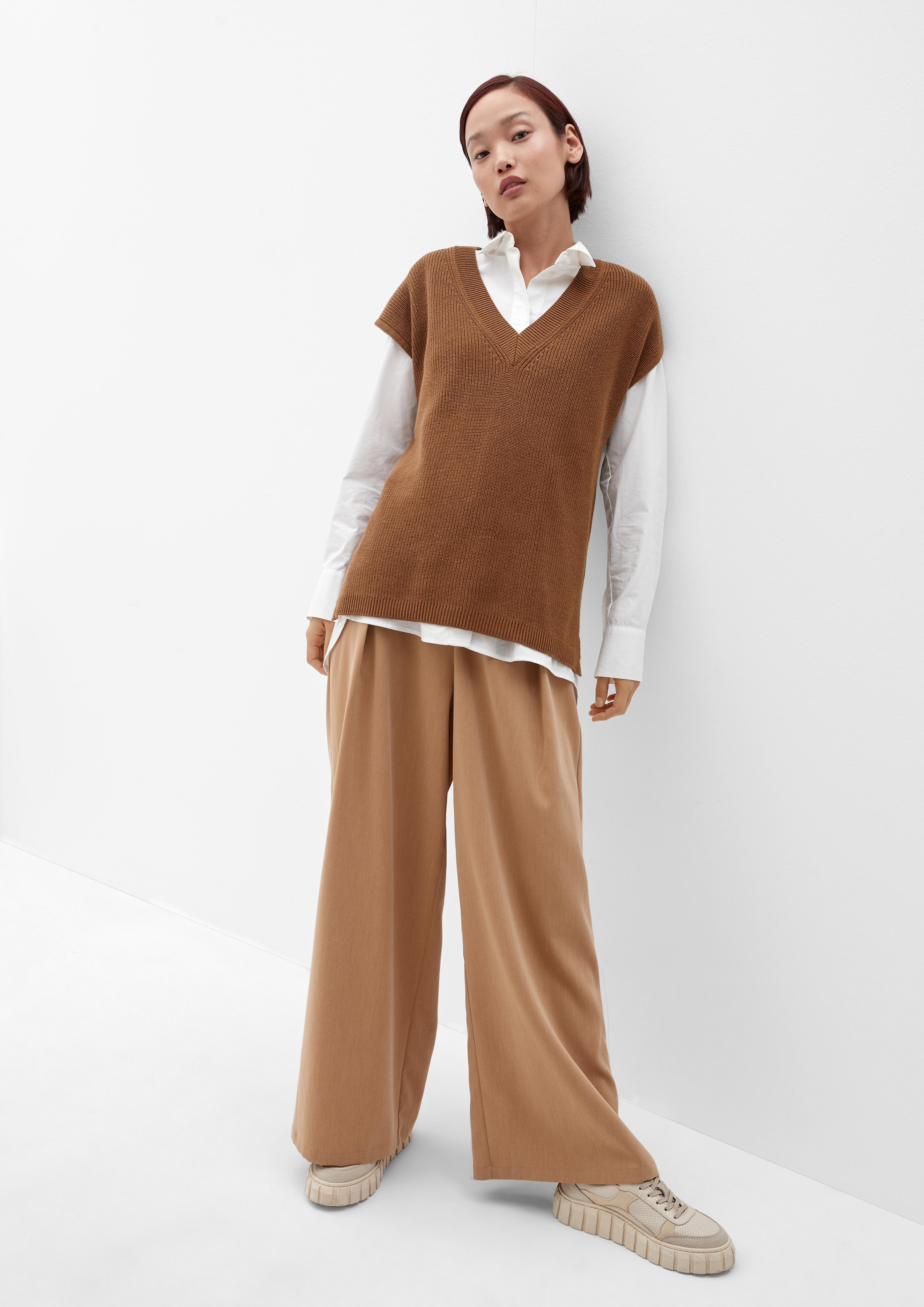Gerippter Strickpullunder  2121132-8764