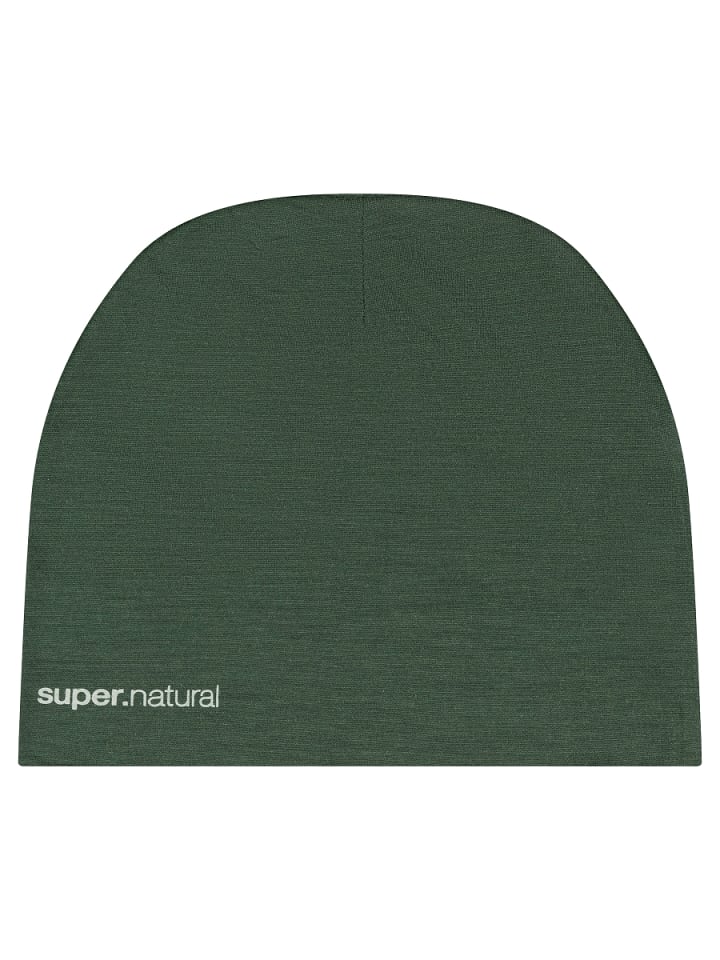 super.natural Merino Mütze EVERYDAY HAT in grün günstig kaufen onesize