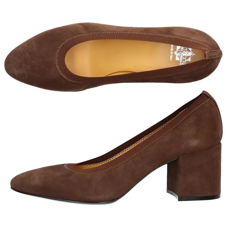 Truman's - Pumps 2333 Veloursleder - braun
