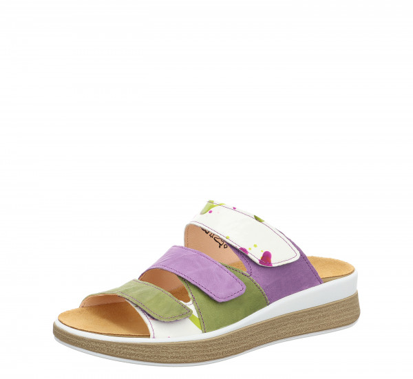 MEGGIE Pantolette - Apfel/Kombi