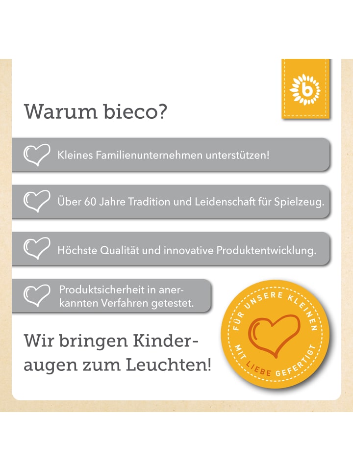 Bieco Spielwaren Kinderstuhl bis 80 kg belastbar - ab 12 Monate in Gelb günstig kaufen onesize