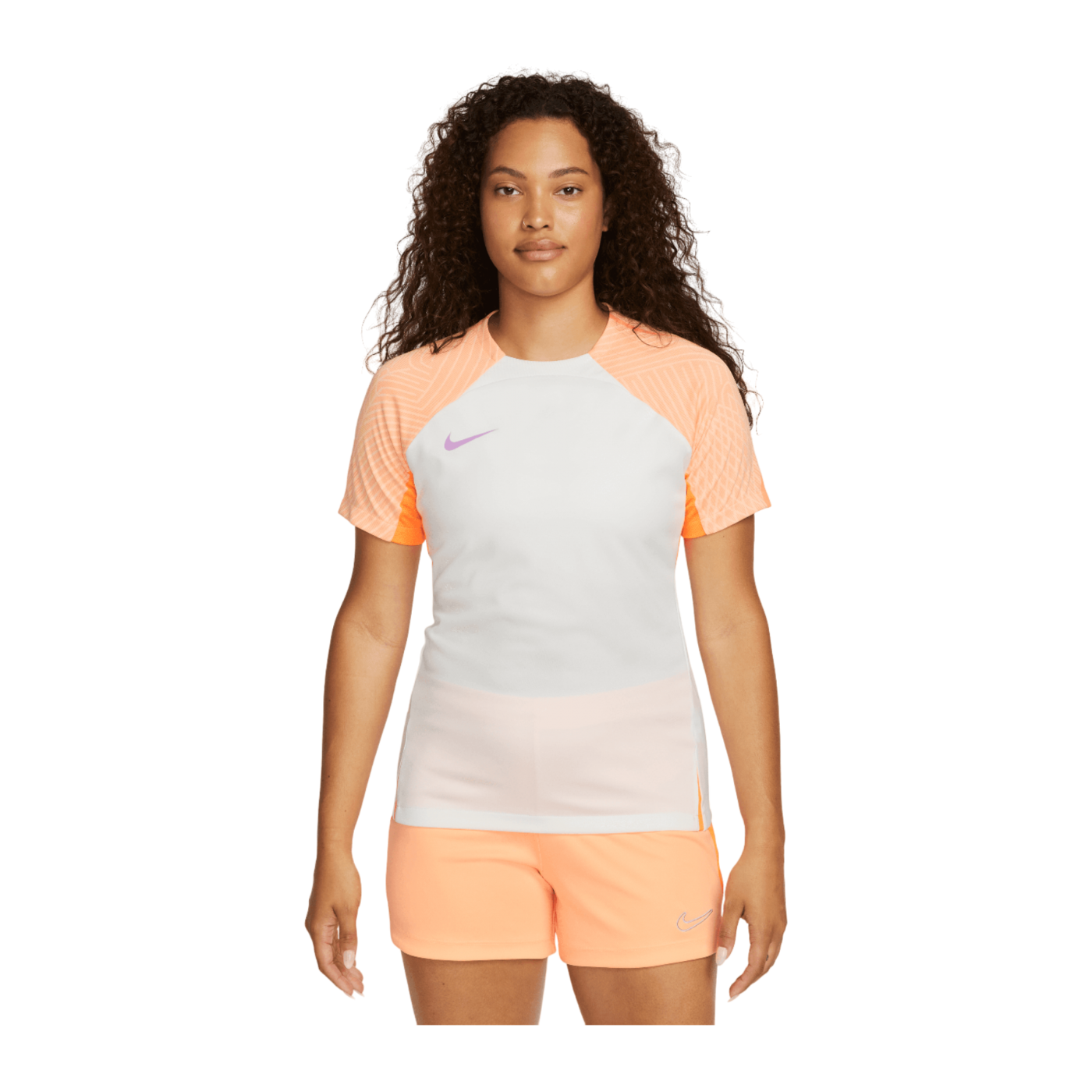 Nike Strike T-Shirt Damen Beige Orange Lila F133