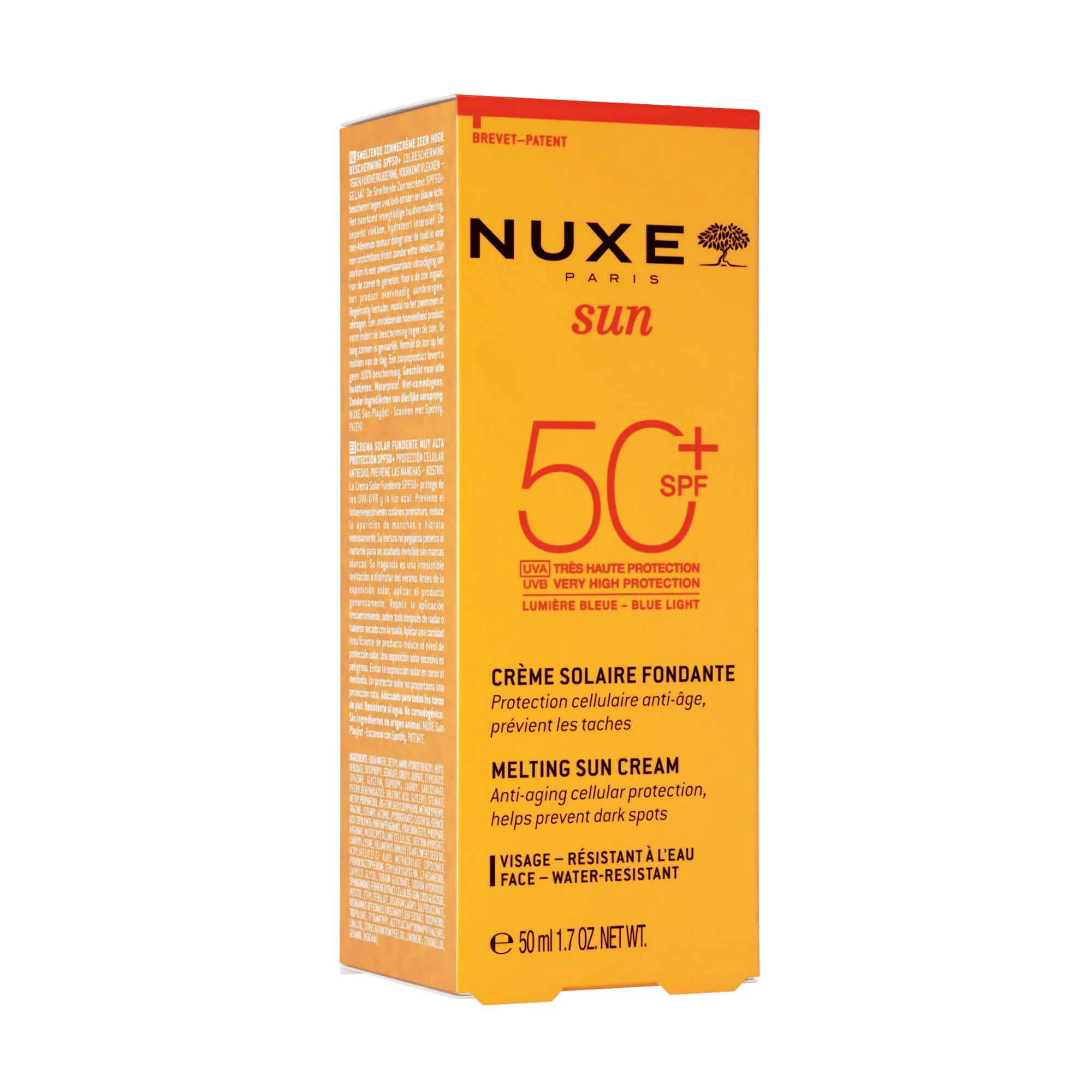 Protetor solar facial antienvelhecimento Sun FPS 50+ - Protetor solar facial de alta proteção.