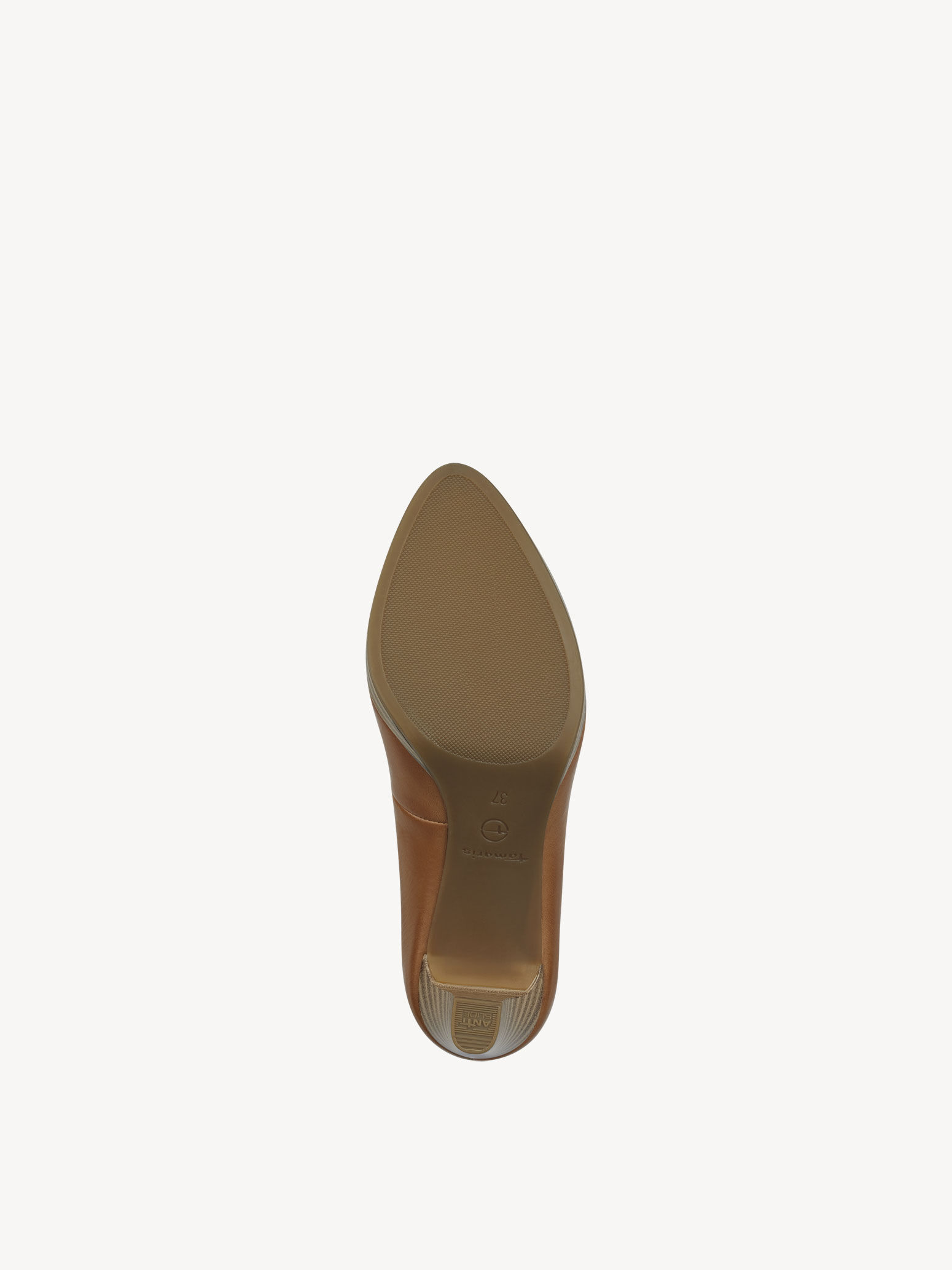 Escarpin en cuir - marron