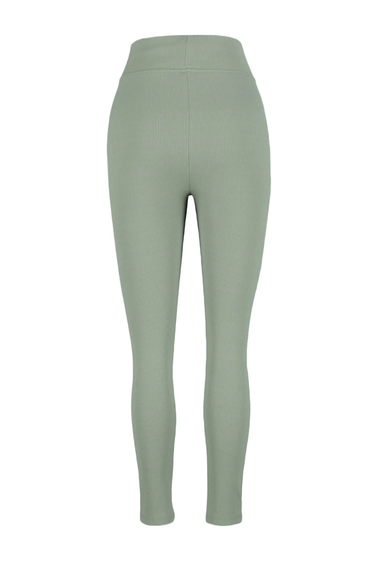 Trendyol Curve  Khakifarbene Strickstrumpfhose mit Fleece-Innenseite TBBAW23BV00017