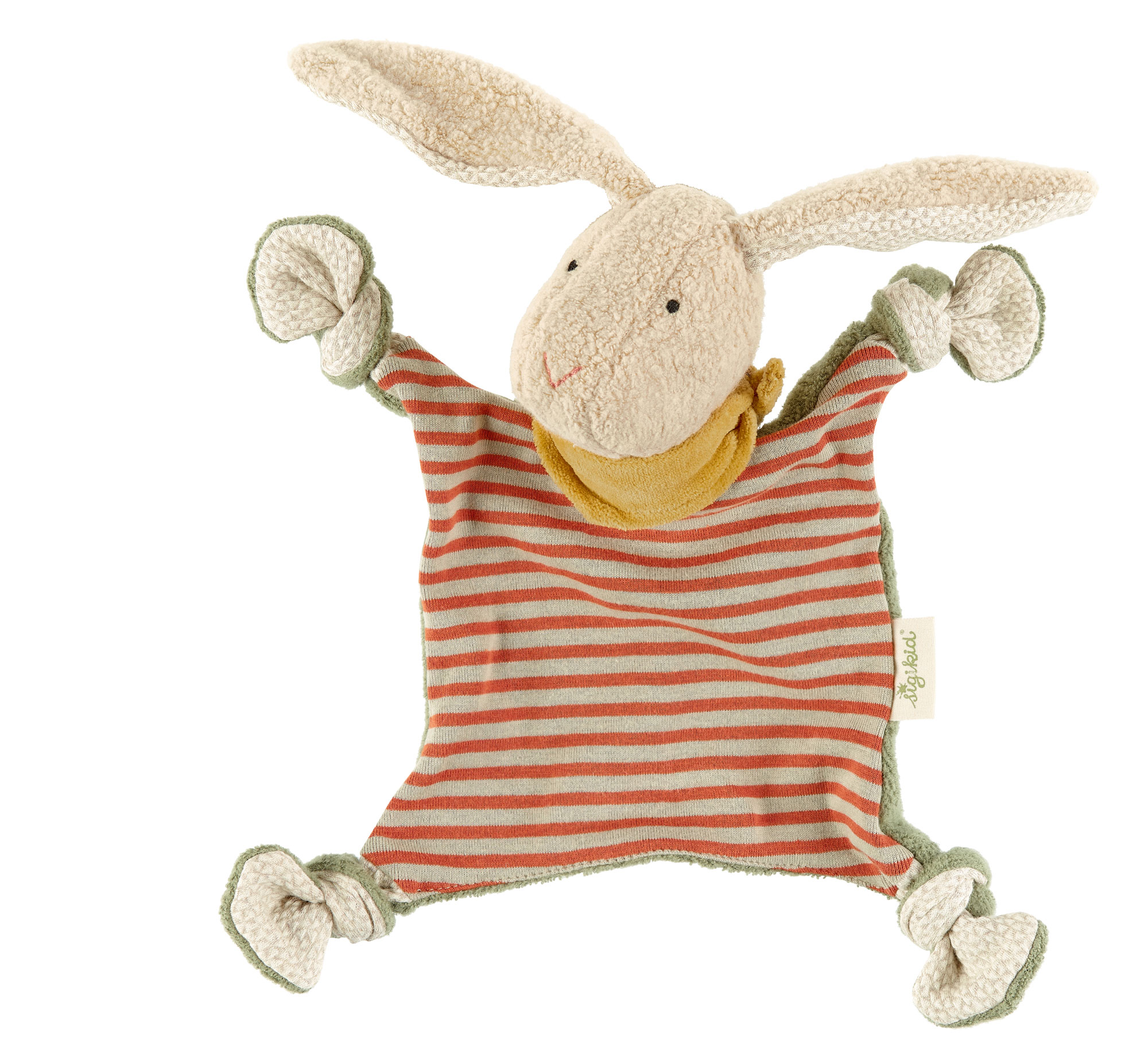 Baby Schnuffeltuch Hase, Green Bio Kollektion