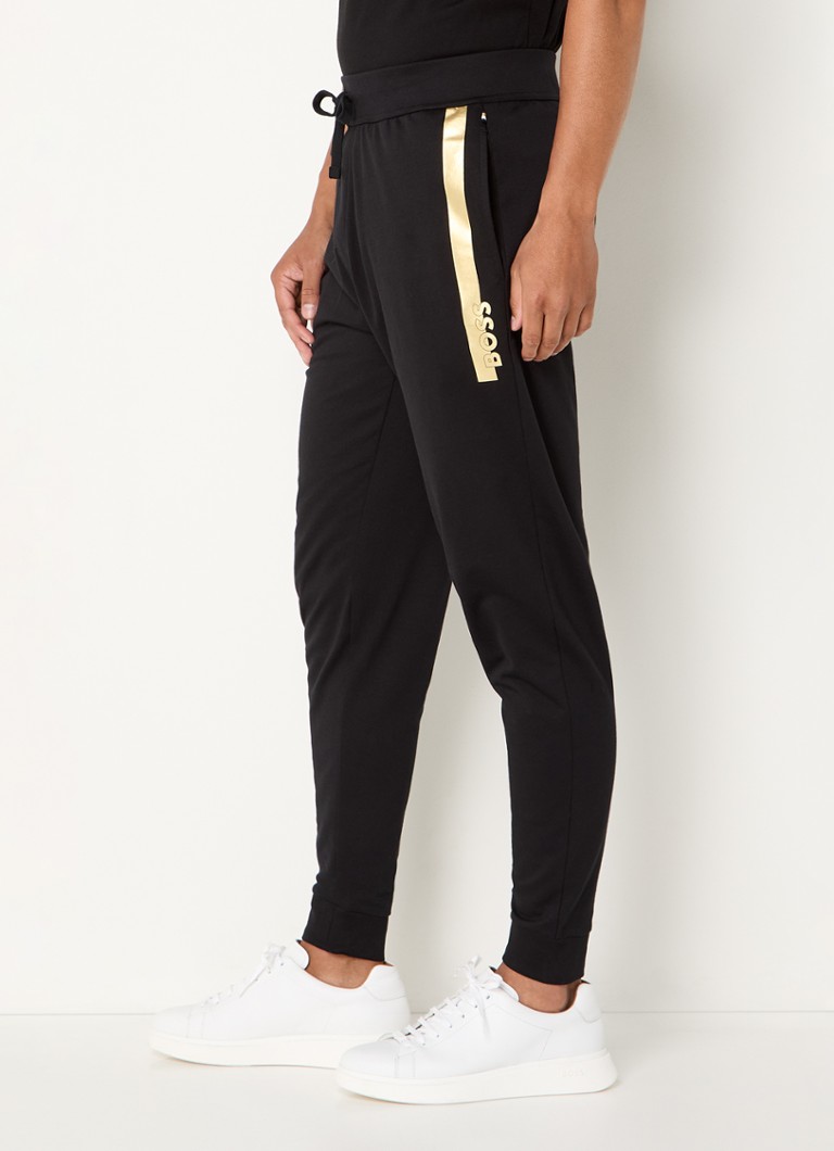 Pantaloni de trening conici originali HUGO BOSS cu logo imprimat