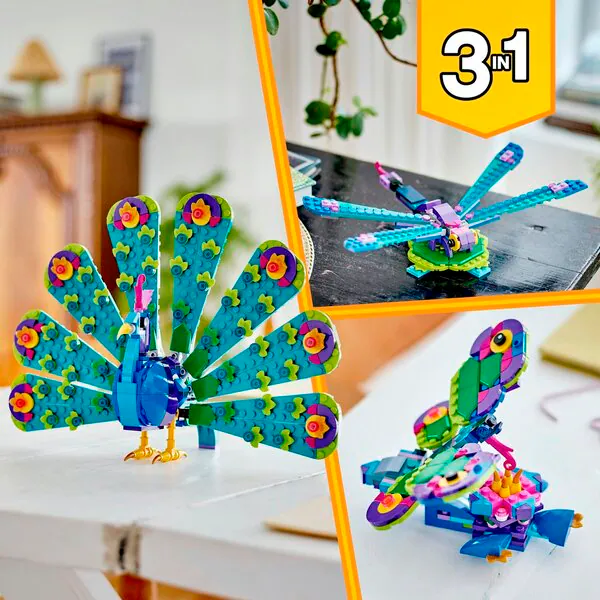 LEGO Creator 31157 Eksotični pav 3 v 1