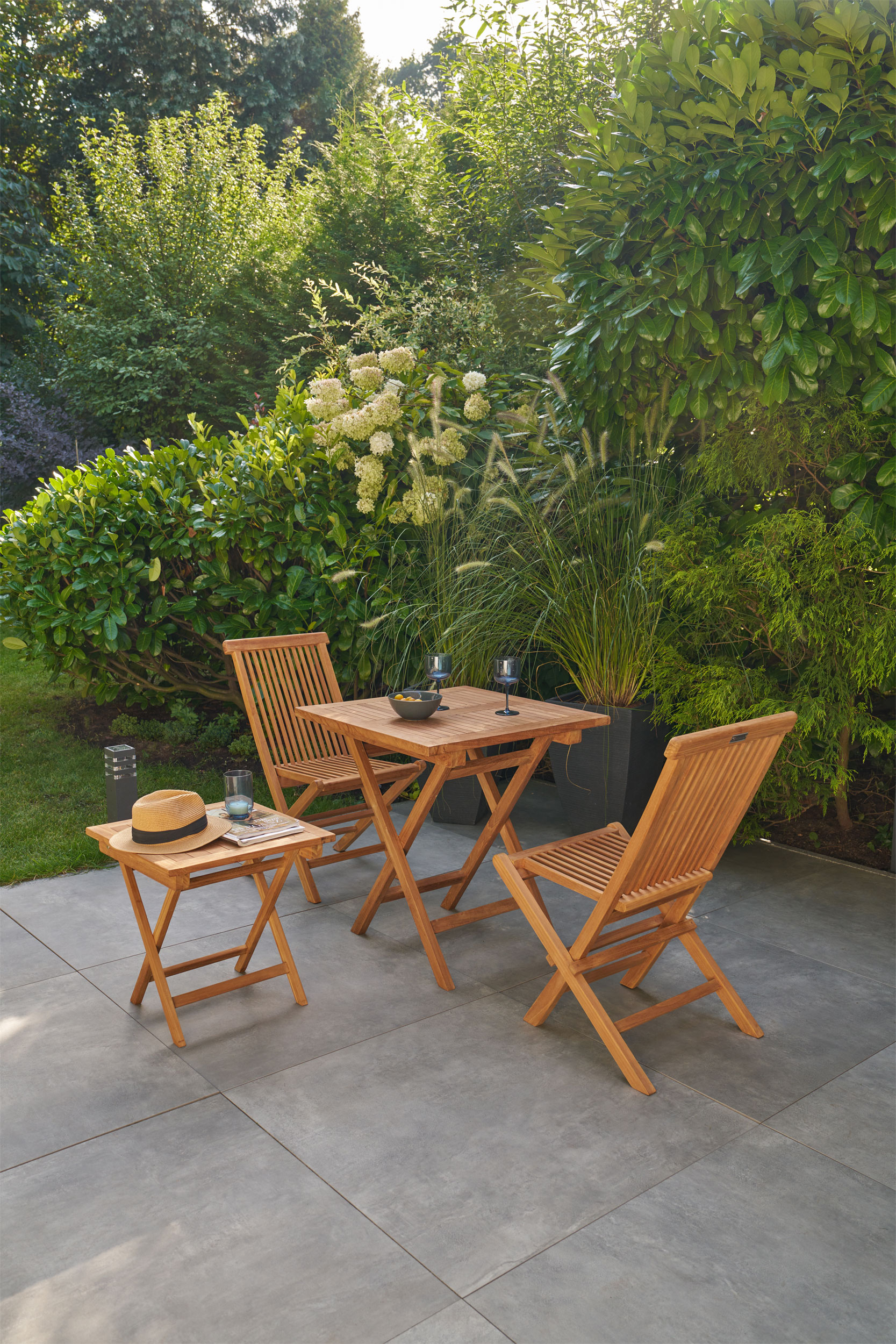 OUTDOORKlappstuhl Balkon/GartenTeak