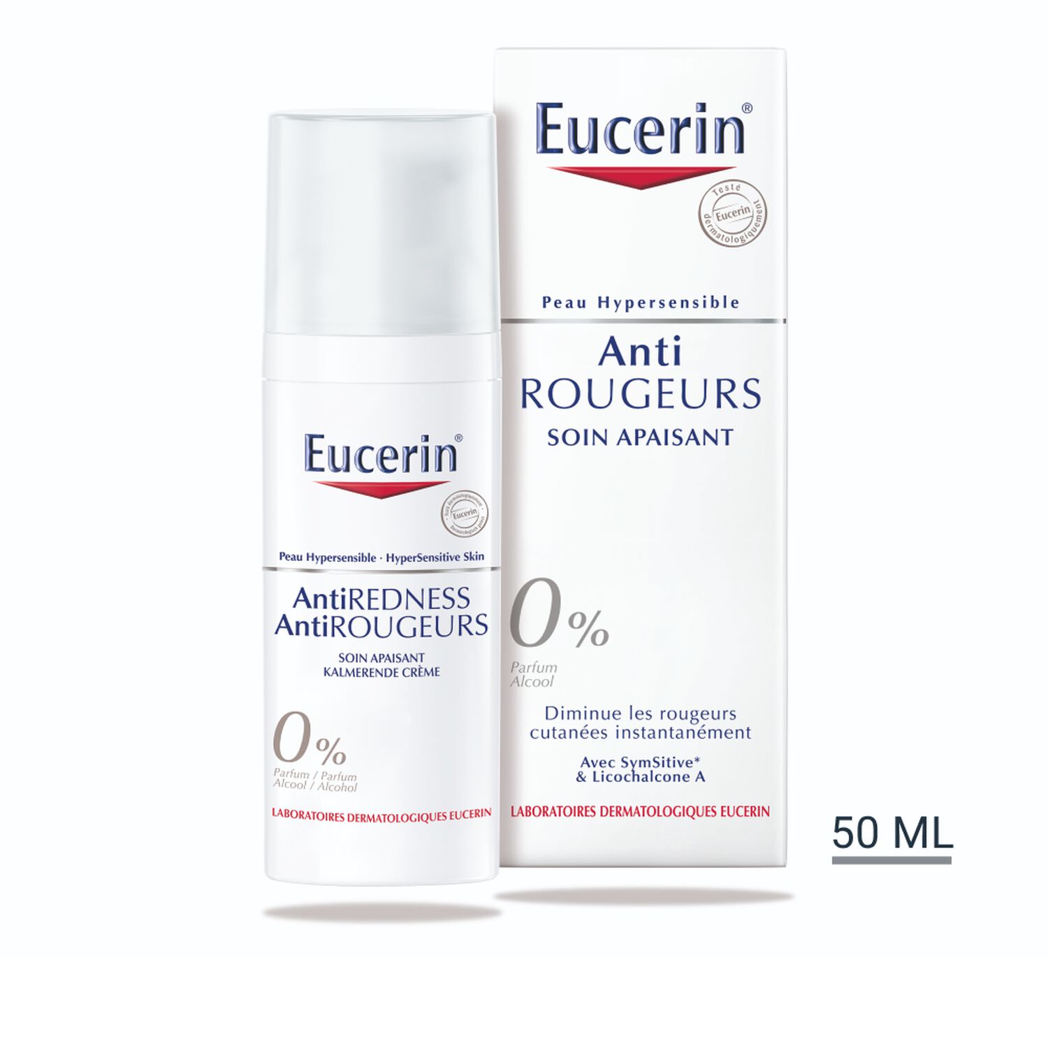 Eucerin Anti-Rougeurs Soin Jour & Nuit Apaisant - Peaux Hypersensibles