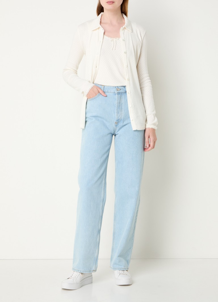 Camicetta Claudie Pierlot con motivo traforato