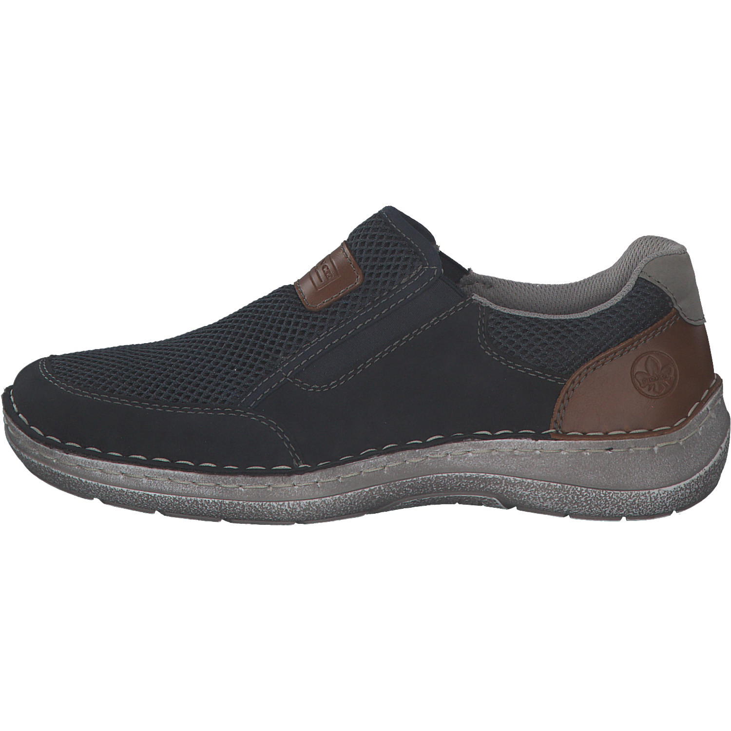 Rieker 03053, Sneakers Low, Herren, Blau