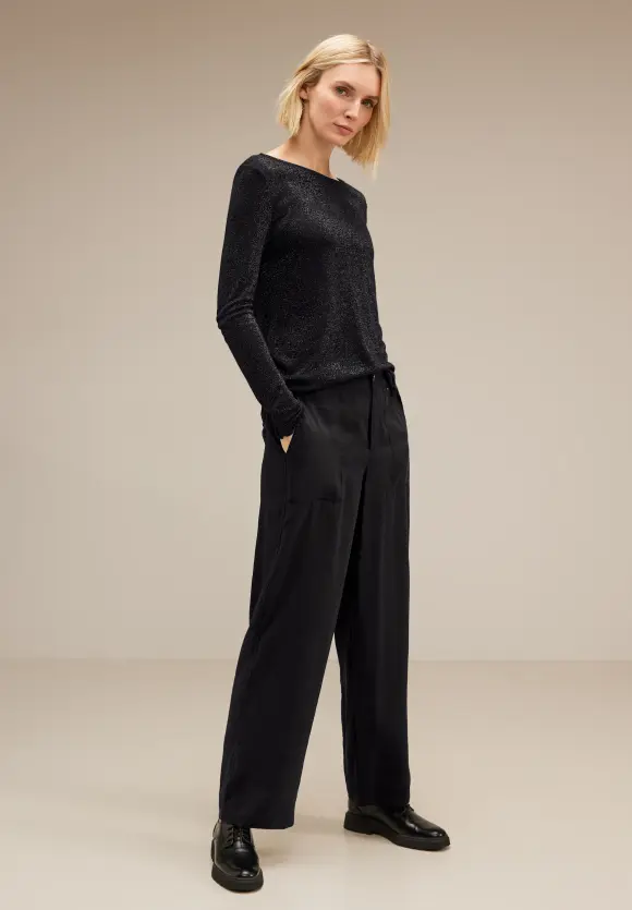 Street One Shirt mit Glanzeffekt