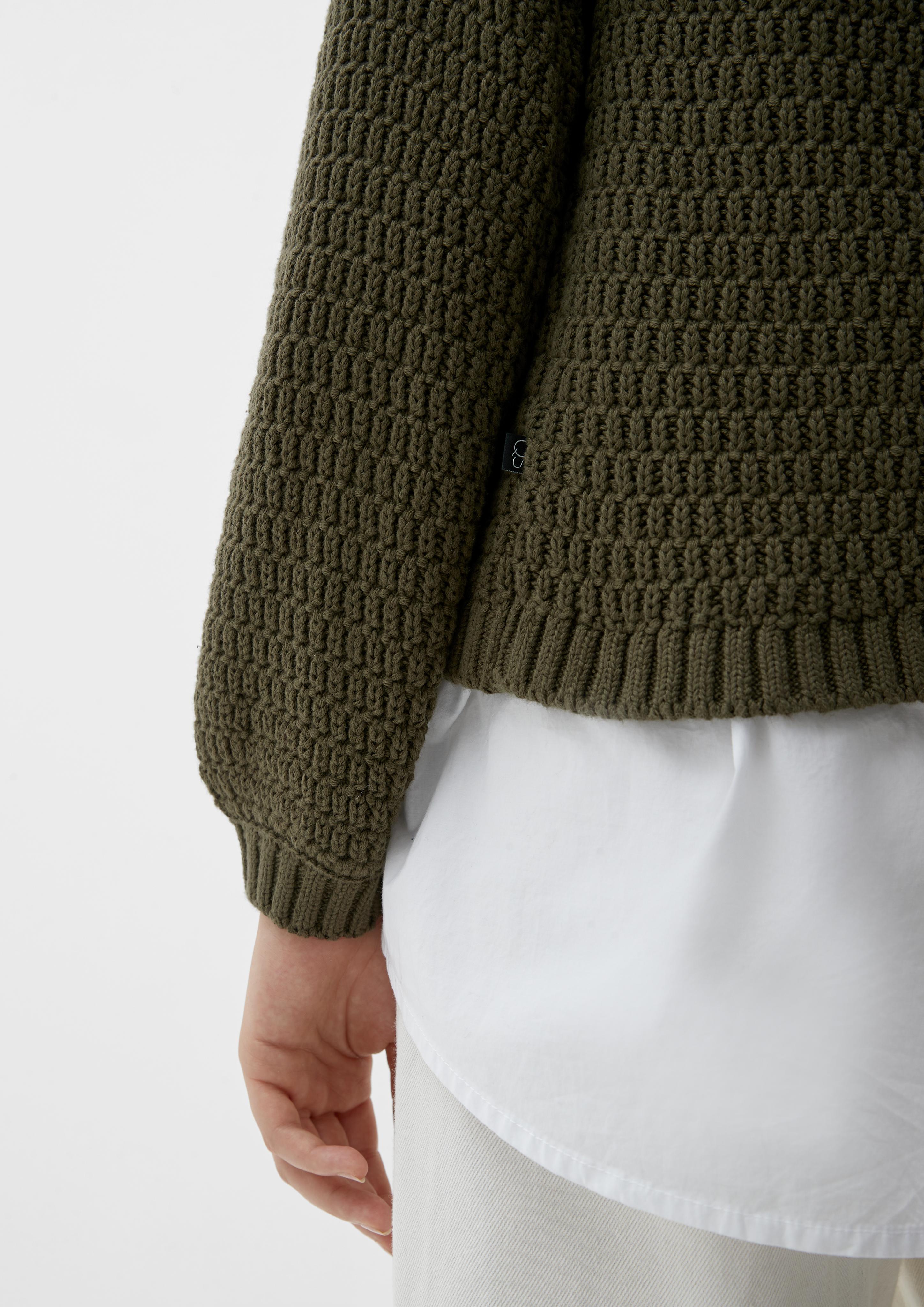 Strickpullover mit V-Ausschnitt  2119040-7934
