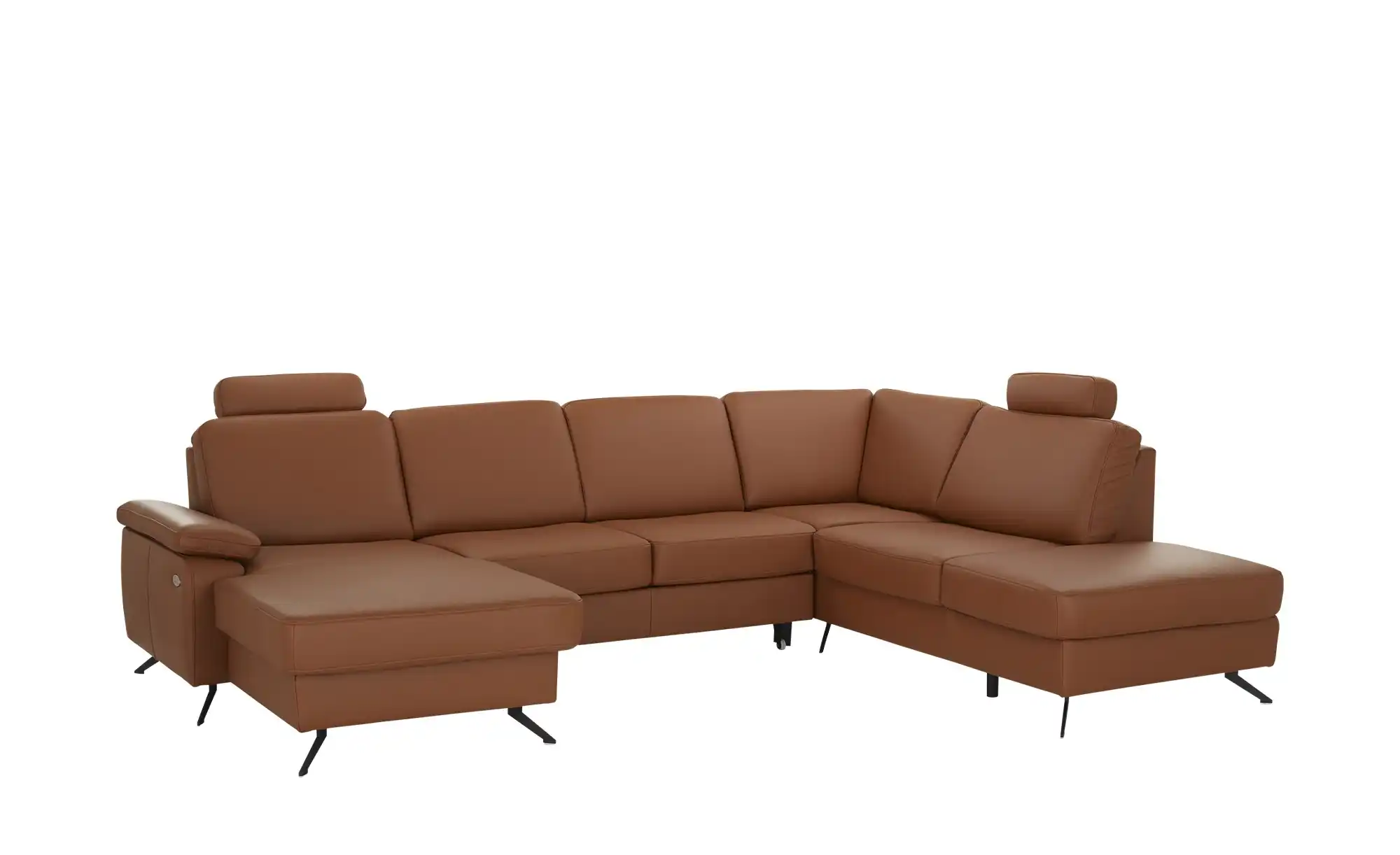 Kollektion Kraft Wohnlandschaft mit Sitz- und Rückenbezug aus Leder Kathi
