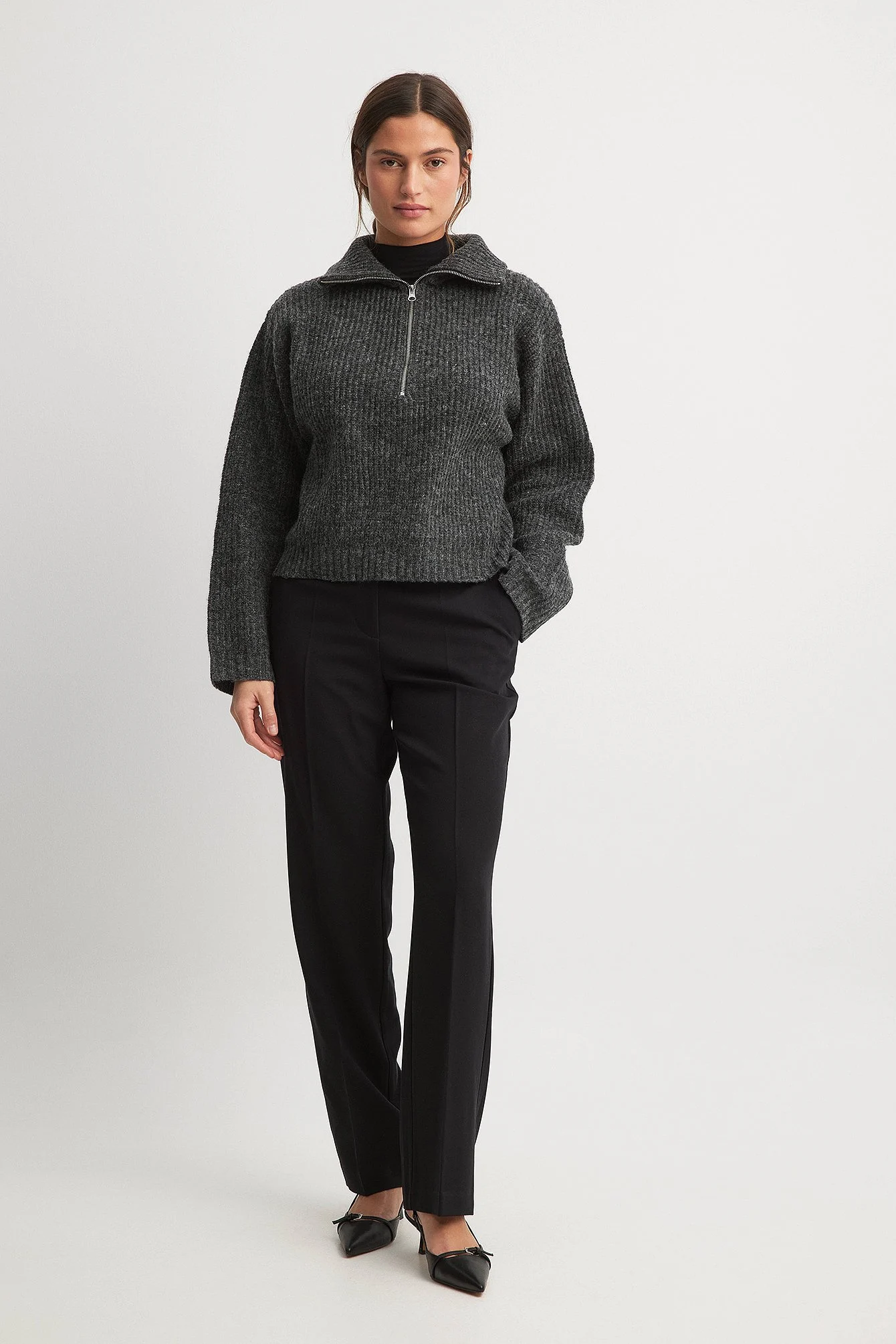 Anzughose mit niedriger Taille