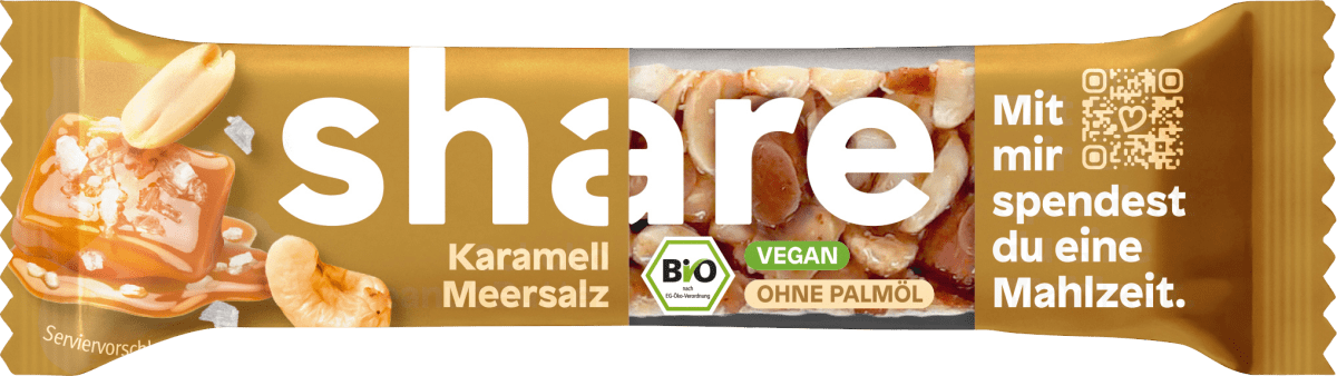 Nussriegel, Karamell Meersalz, 35 g