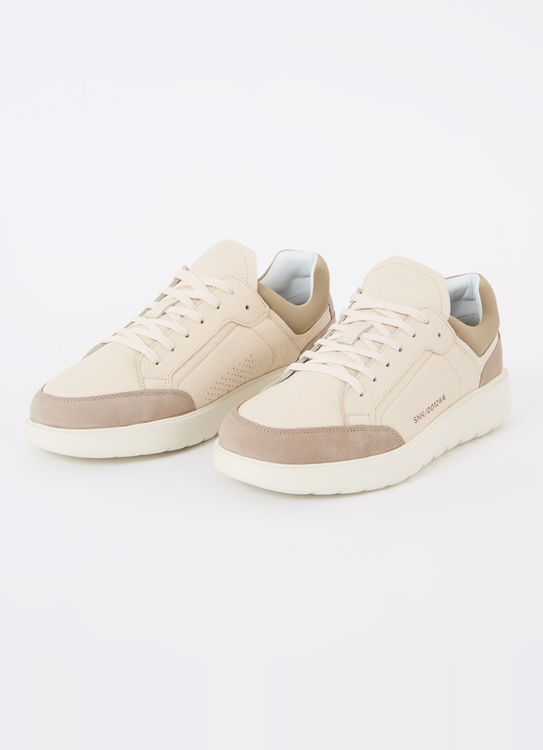 Boggi Milano Sneaker made of leather with suede details