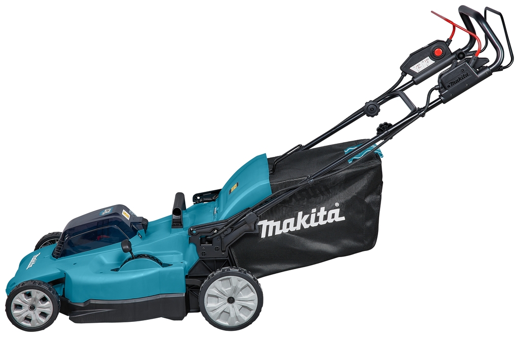 Mașină de tuns iarba fără fir Makita DLM539Z, cu alimentare de 53 cm, 2 x 18 V, fără baterii și încărcător