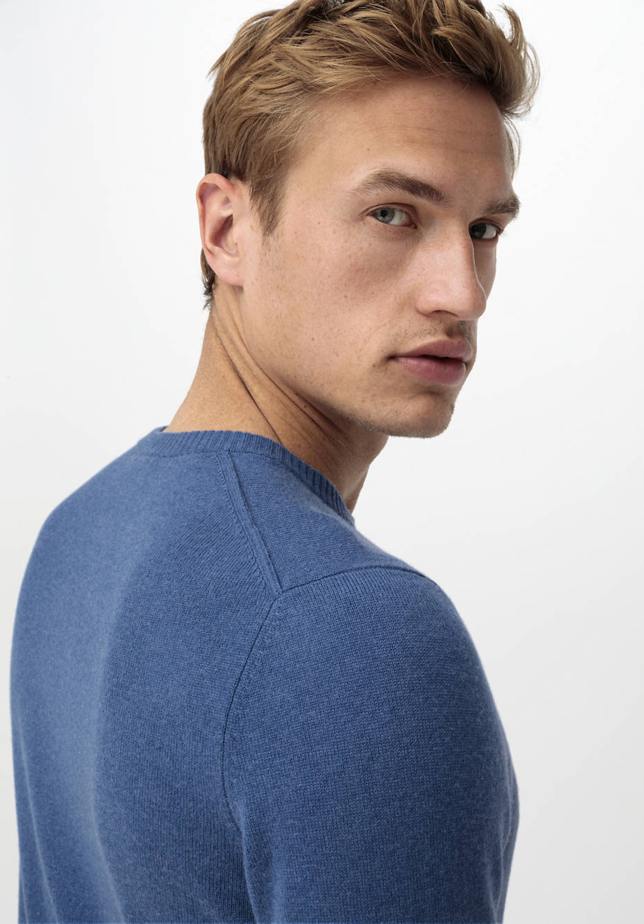 Pullover aus Schurwolle mit Kaschmir