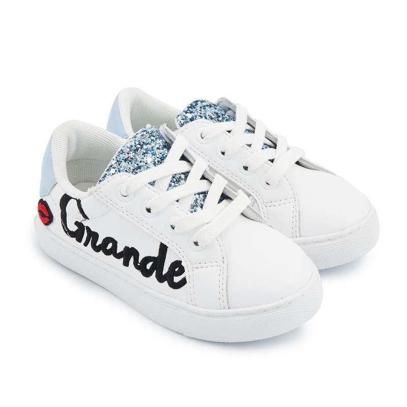 Baskets en cuir Mini Simone grande soeur