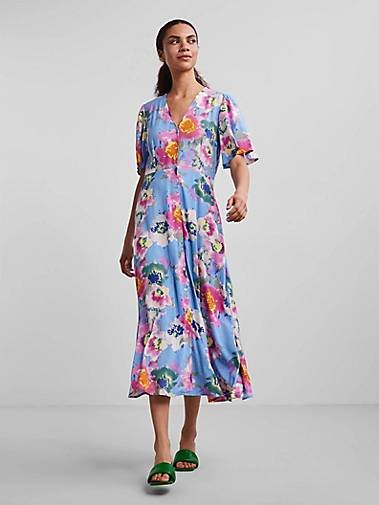 Y.A.S. Damen Kleid YASSUMMA 2/4 LONG SHIRT DRESS S.